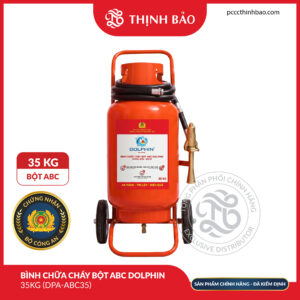 Bình chữa cháy bột ABC Dolphin 35KG (DPA-ABC35)