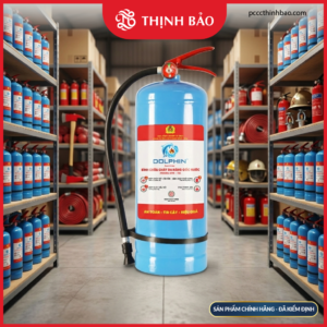 PCCC Thinh Bao - Bình chữa cháy đa năng gốc nước Dolphin vỏ thép – 3.5 lít