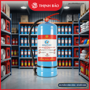 PCCC Thinh Bao - Bình chữa cháy đa năng gốc nước Dolphin vỏ thép – 9 lít