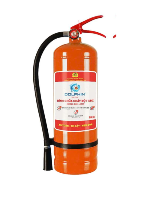 Bình chữa cháy bột ABC Dolphin 8KG (DPA-ABC8) ##